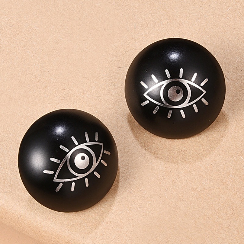 

Lovely Trendy Eye Black Earring