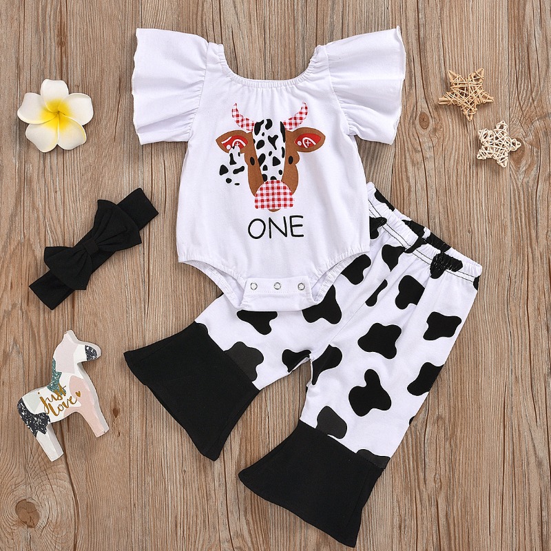 

Lovely Casual Print White Girl Two-piece Pants Set