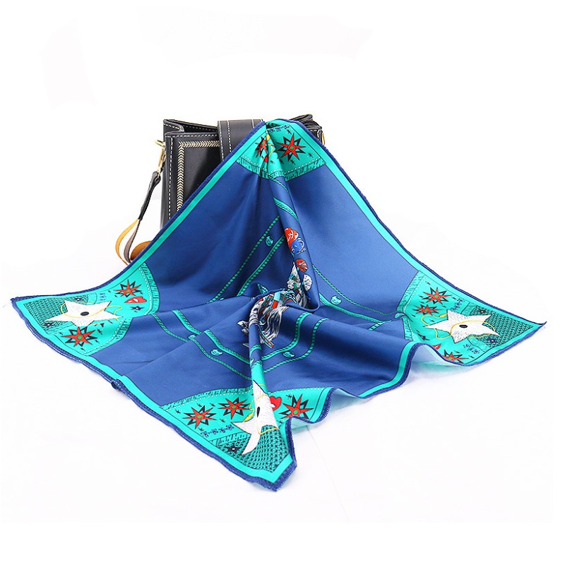 

Lovely Trendy Print Blue Face Scarf