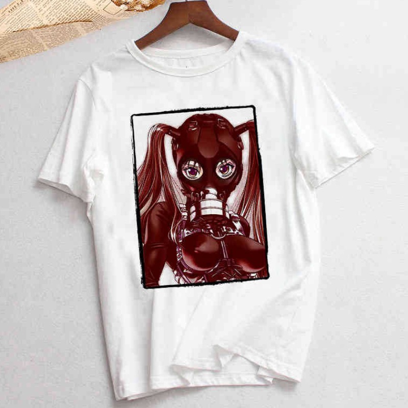 

Lovely Casual O Neck Print Red T-shirt