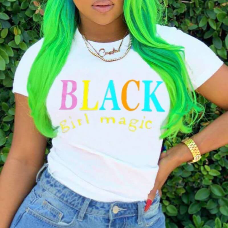 

Lovely Leisure Letter Print Yellow T-shirt