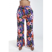 Lovely Bohemian Print Multicolor Pants