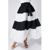 Lovely Stylish Patchwork Black Skirt