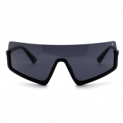 lovely Chic Big Frame Design Black Sunglasses