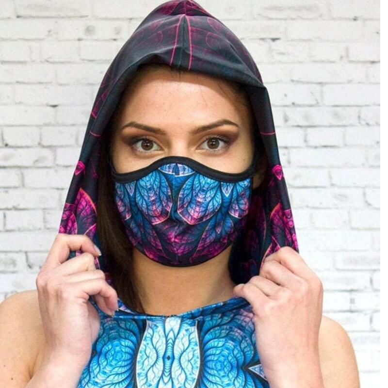 

Lovely Stylish Print Dustproof Baby Blue Face Protection