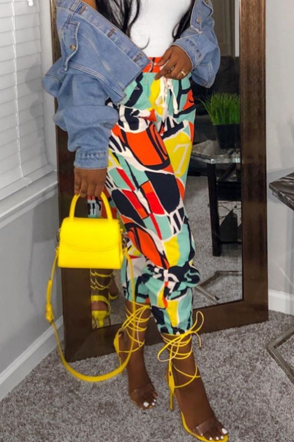 

lovely Casual Print Multicolor Pants, Multi