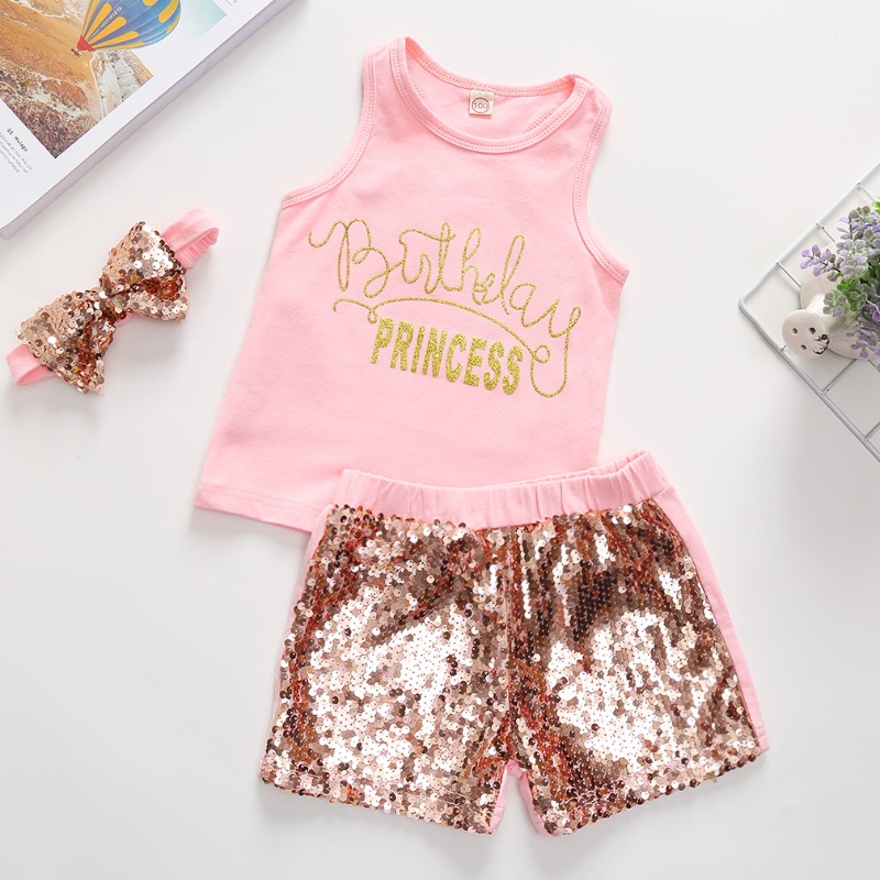 

lovely Casual Letter Print Pink Girl Two-piece Shorts Set