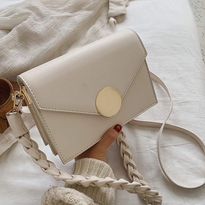 

lovely Stylish Basic White Crossbody Bag