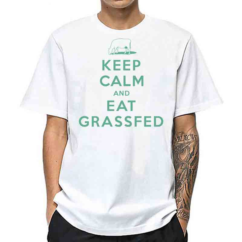 

lovely Leisure O Neck Print White T-shirt