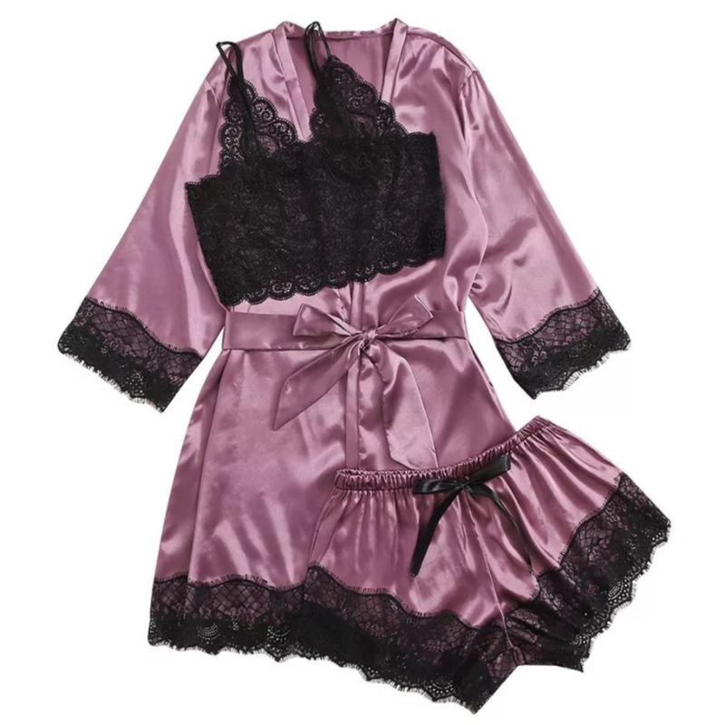 

lovely Trendy Lace Hem Modena Sleepwear