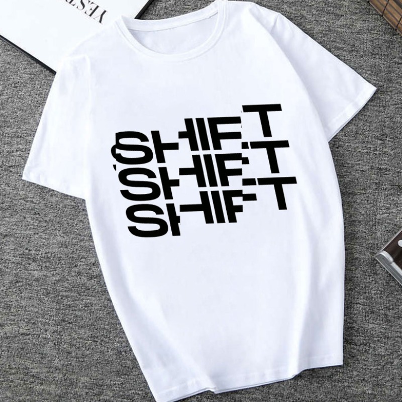 

lovely Casual O Neck Letter White T-shirt