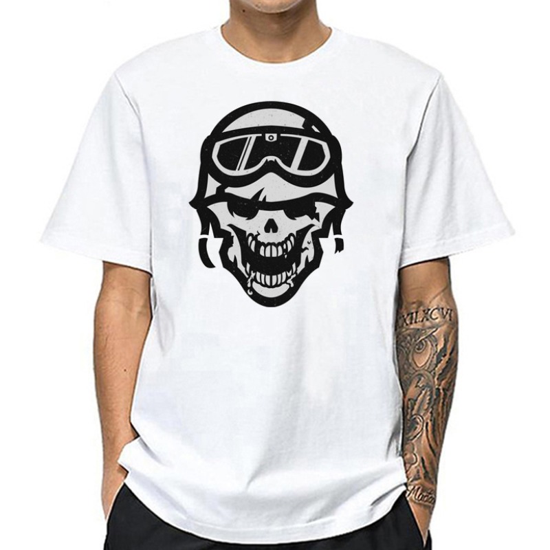 

lovely Leisure O Neck Print White T-shirt