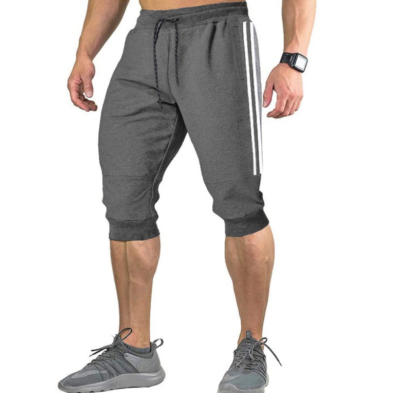 

lovely Sportswear Patchwork Dark Grey Shorts