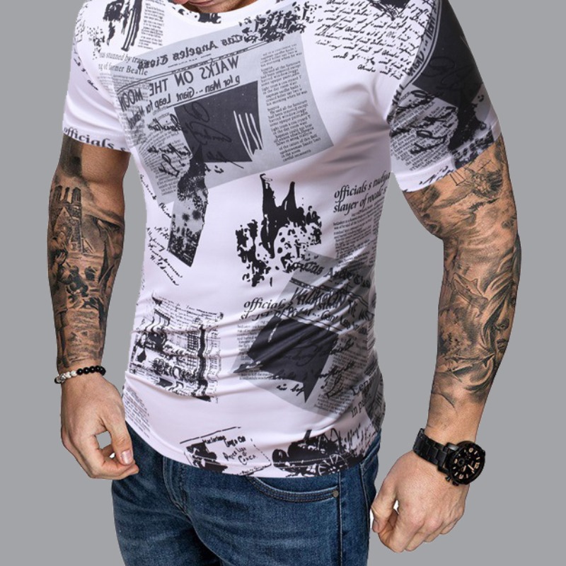 

lovely Casual O Neck Letter Print White T-shirt