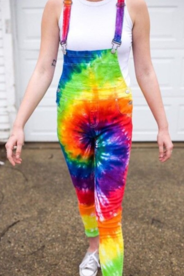 

lovely Trendy Tie-dye Multicolor One-piece Jumpsuit, Multi