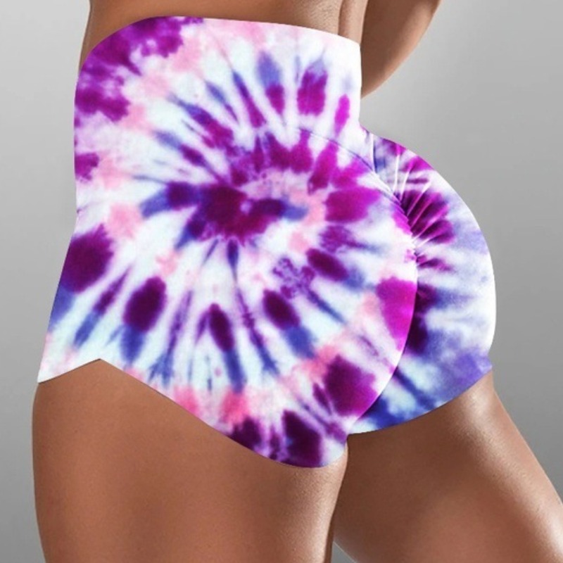 

lovely Sportswear Tie-dye Purple Shorts