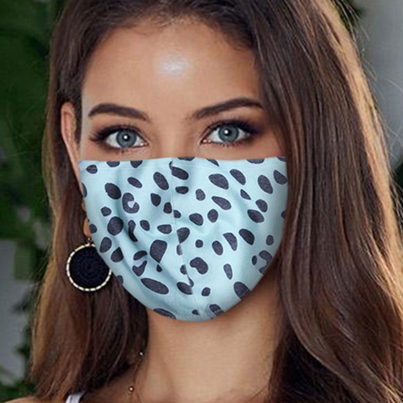 

lovely Print Baby Blue Face Mask