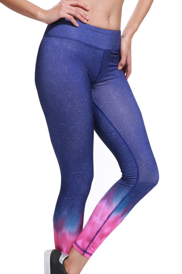 

lovely Sportswear Tie-dye Blue Pants