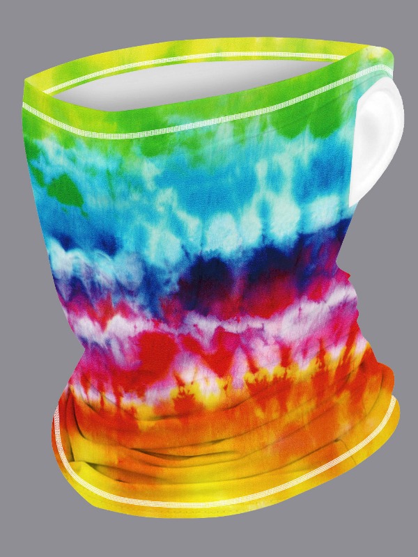 

lovely Tie-dye Multicolor Face Mask, Multi