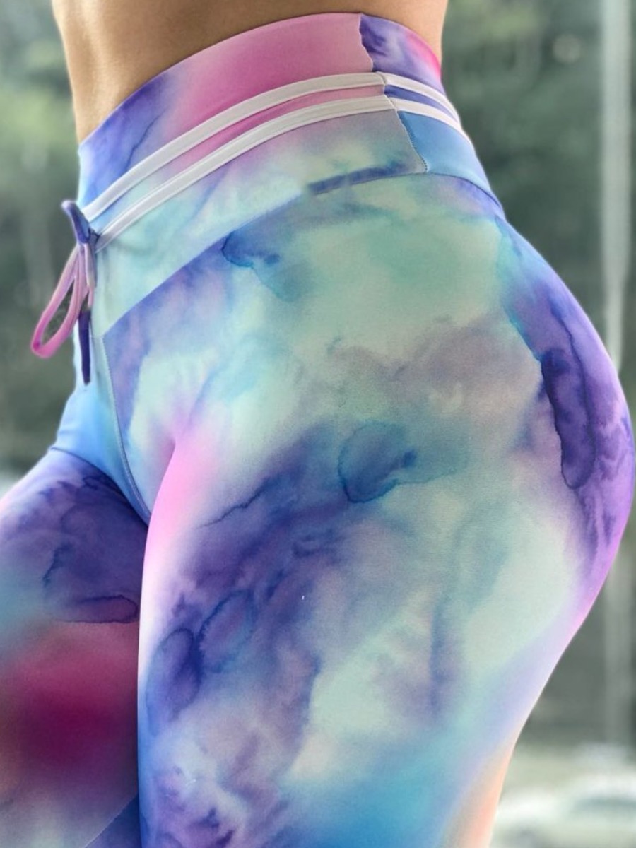 

lovely Sportswear Tie-dye Multicolor Pants, Multi