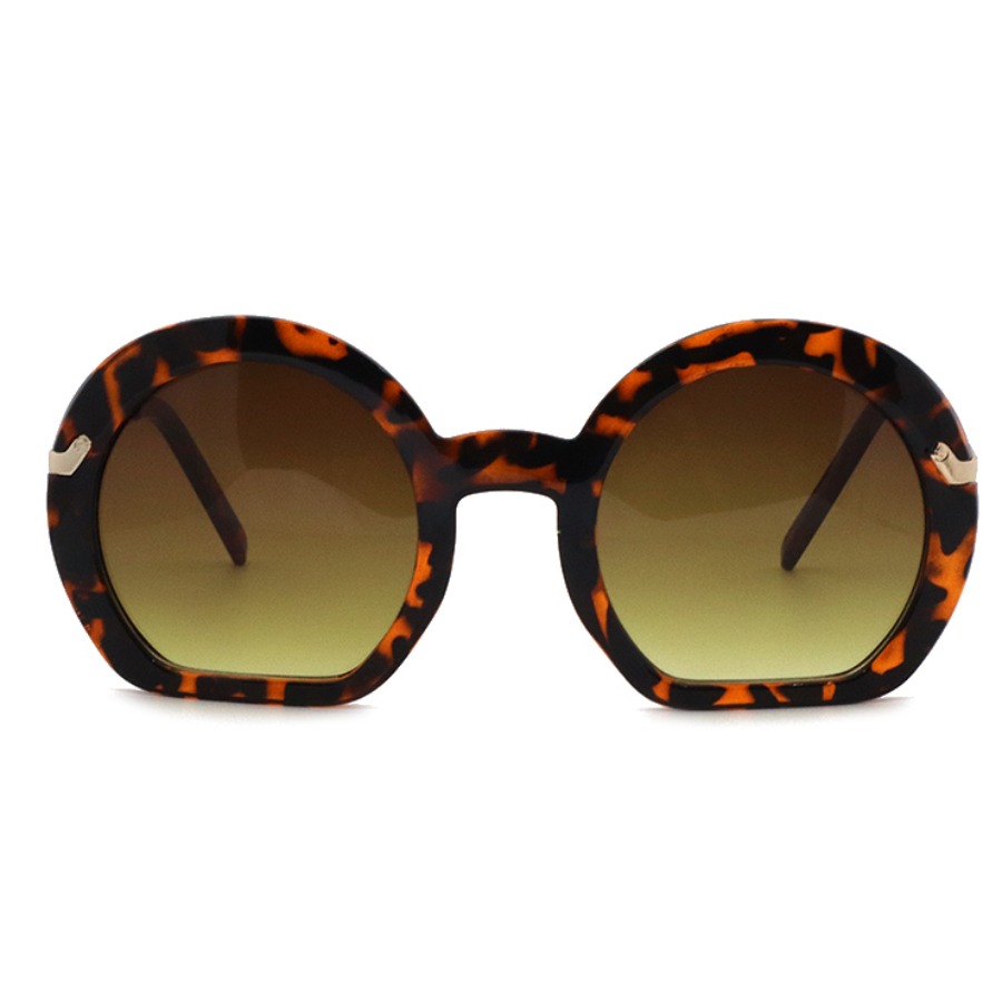 

lovely Stylish Print Brown Sunglasses