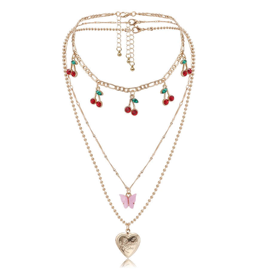 

lovely Stylish Multilayer Gold Necklace