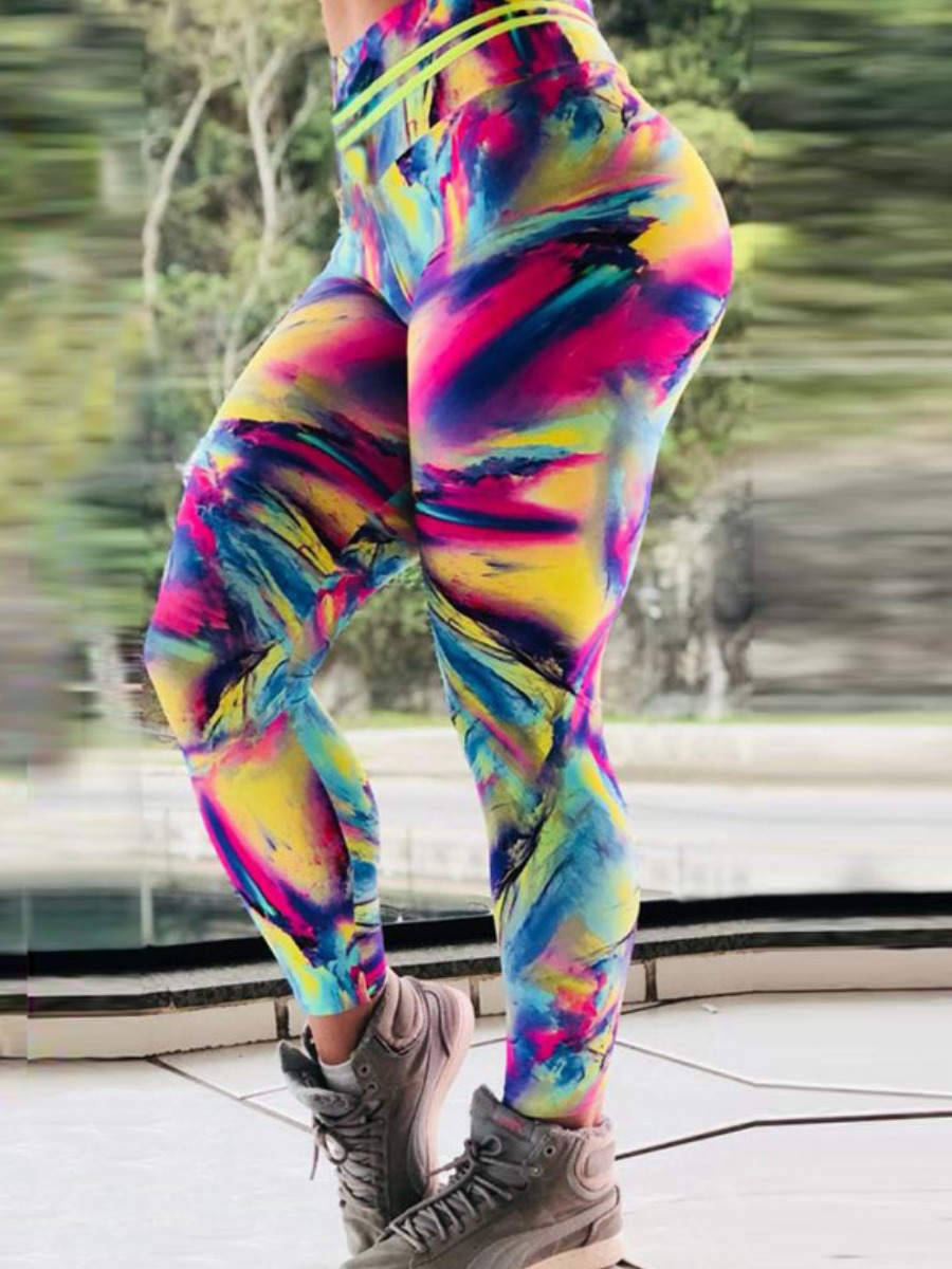

lovely Sportswear Tie-dye Multiclor Pants, Multi