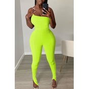LW One Shoulder Slit Cami Jumpsuit