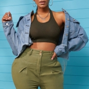 lovely Trendy Turndown Collar Tassel Design Baby B