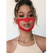 Lovely See-through Red Face Mask