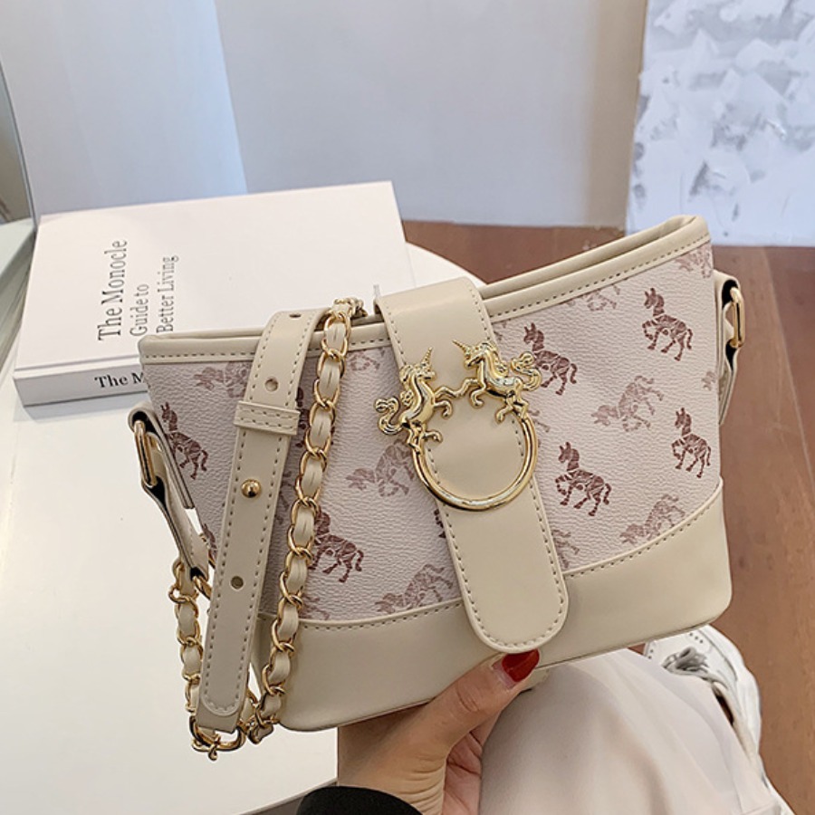 

lovely Trendy Print White Crossbody Bag