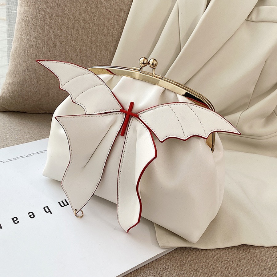 

lovely Stylish Butterfly White Crossbody Bag