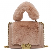 lovely Trendy Patchwork Khaki Crossbody Bag