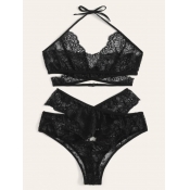 LW Plus Size Lace See-through Bra Sets