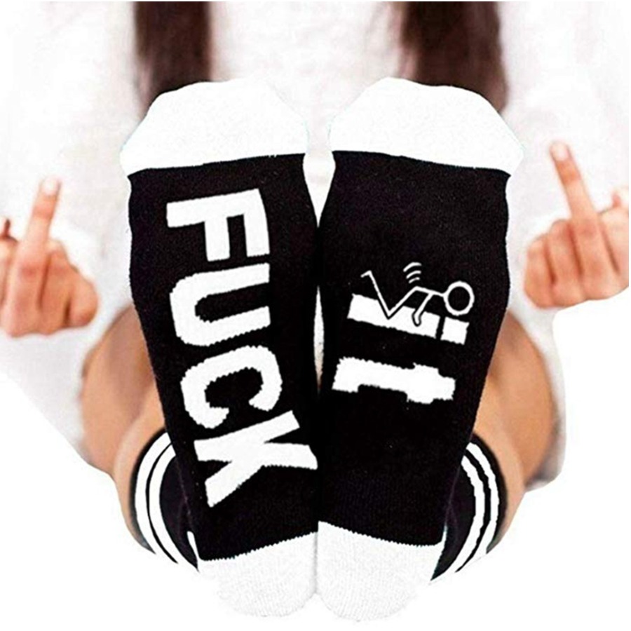 

lovely Sportswear Letter White Socks