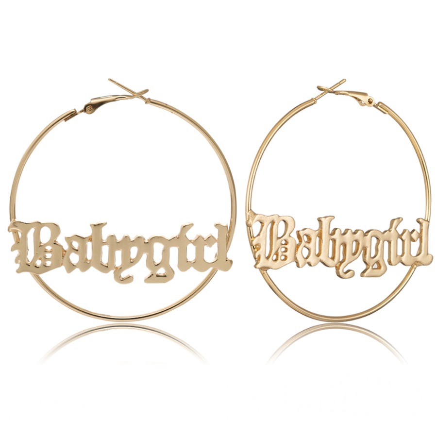 

lovely Trendy Letter Gold Earring