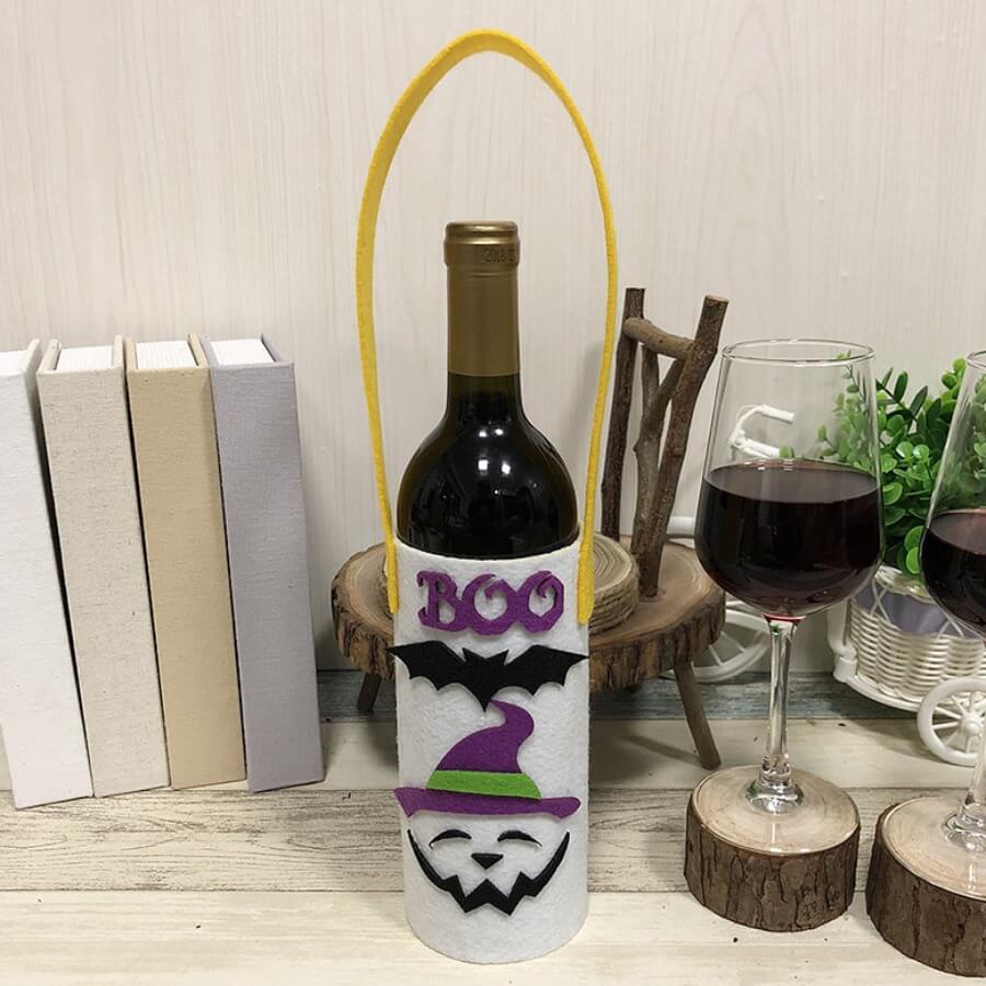

Lovely Chic Cartoon White Wine Bag