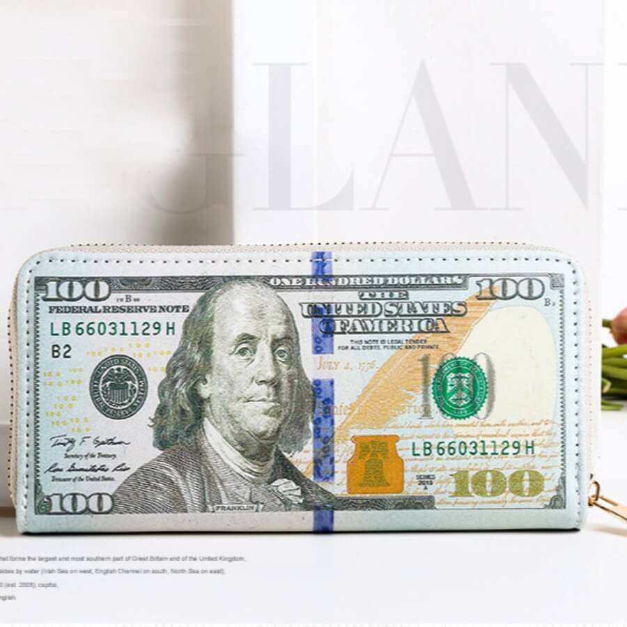 

Lovely Casual Print Green Coin Purse