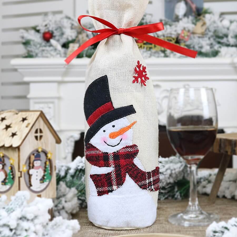 lovely Trendy Cartoon White Wine Bag