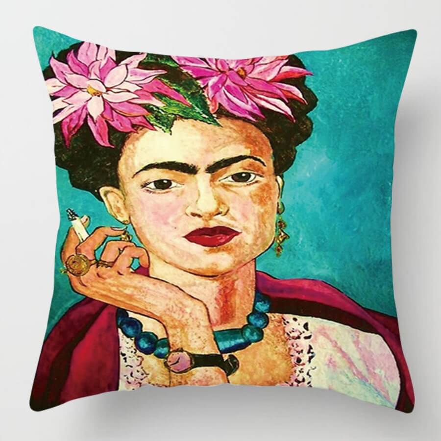 Lovely Chic Print Multicolor Decorative Pillow Case, Multi