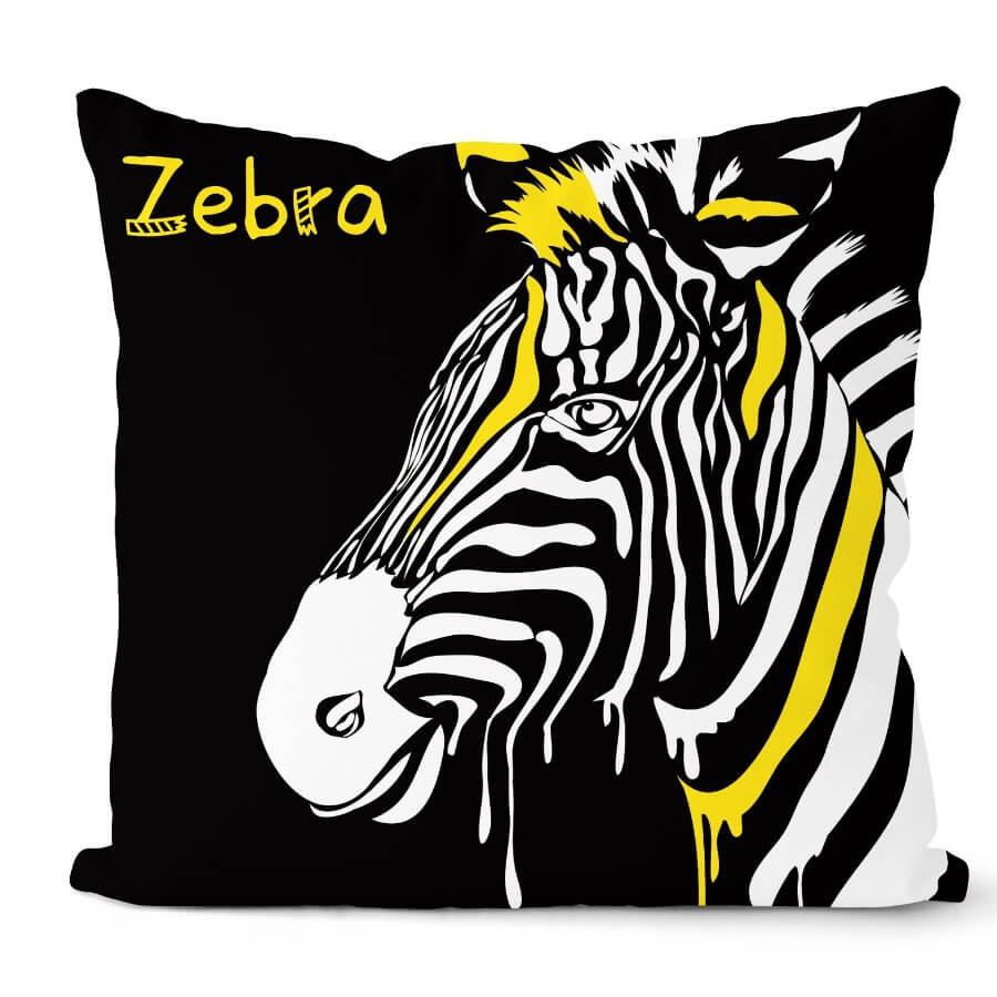 

Lovely Chic Zebra Black And White Decorative Pillow Case