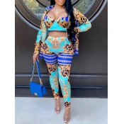 LW Tribal Print Skinny Pants Set