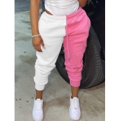 Lovely Street Patchwork Pink Pants