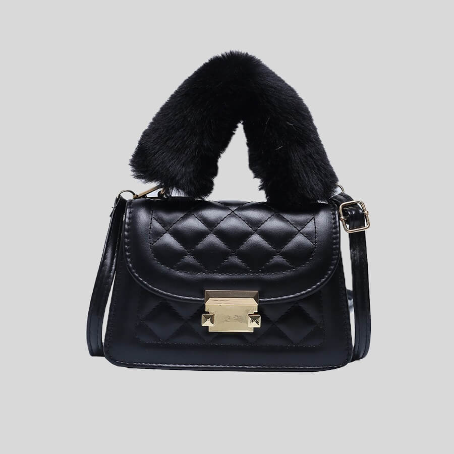 

Lovely Stylish Basic Black Crossbody Bag