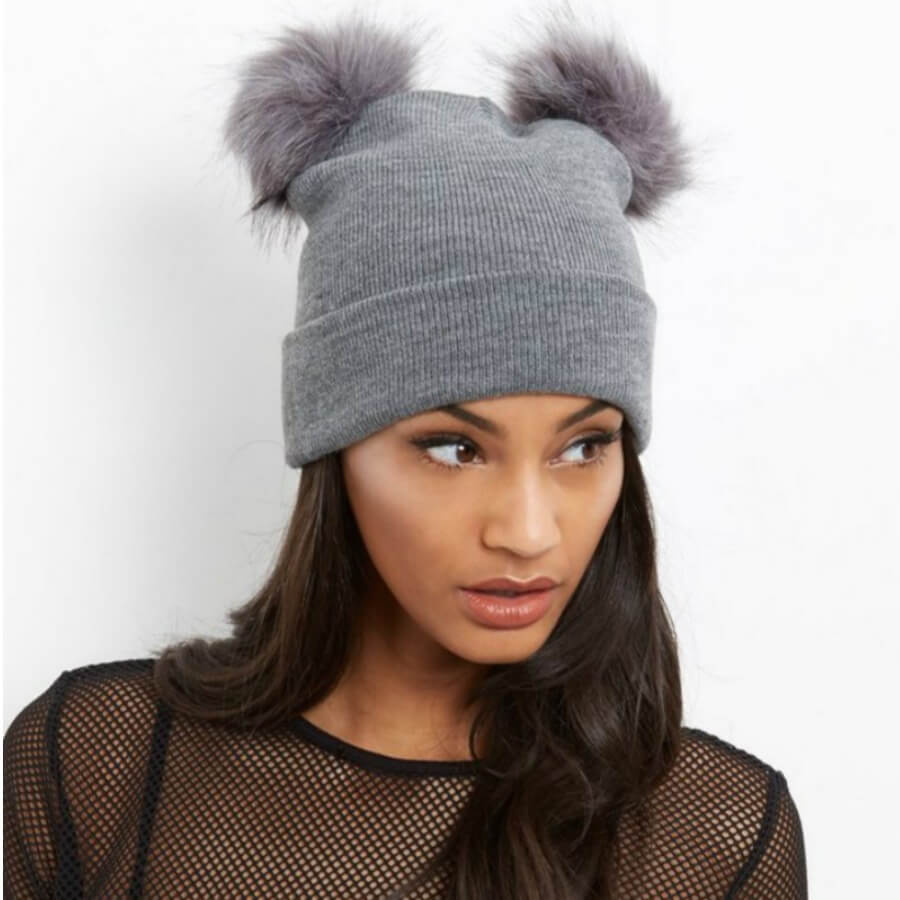 

Lovely Casual Patchwork Grey Hat