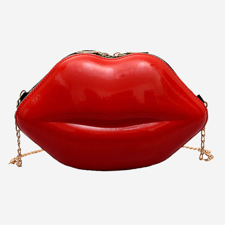 LovelyWholesale Trendy Lip Red Crossbody Bags All Seasons Casual Chains Spring Summer 2024