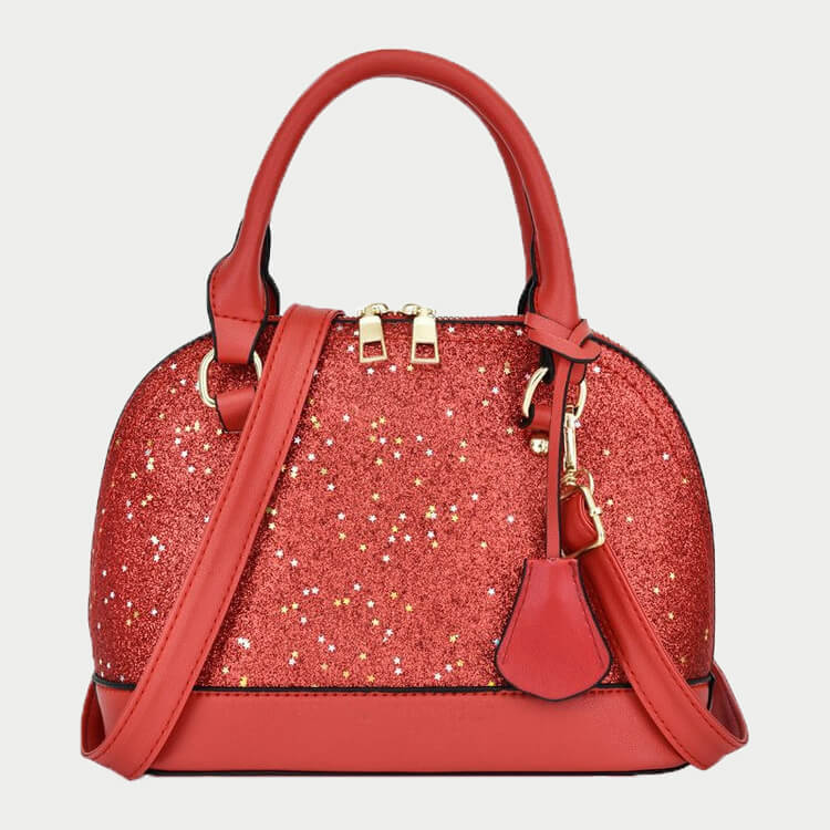 

Lovely Casual Patchwork Red Crossbody Bag