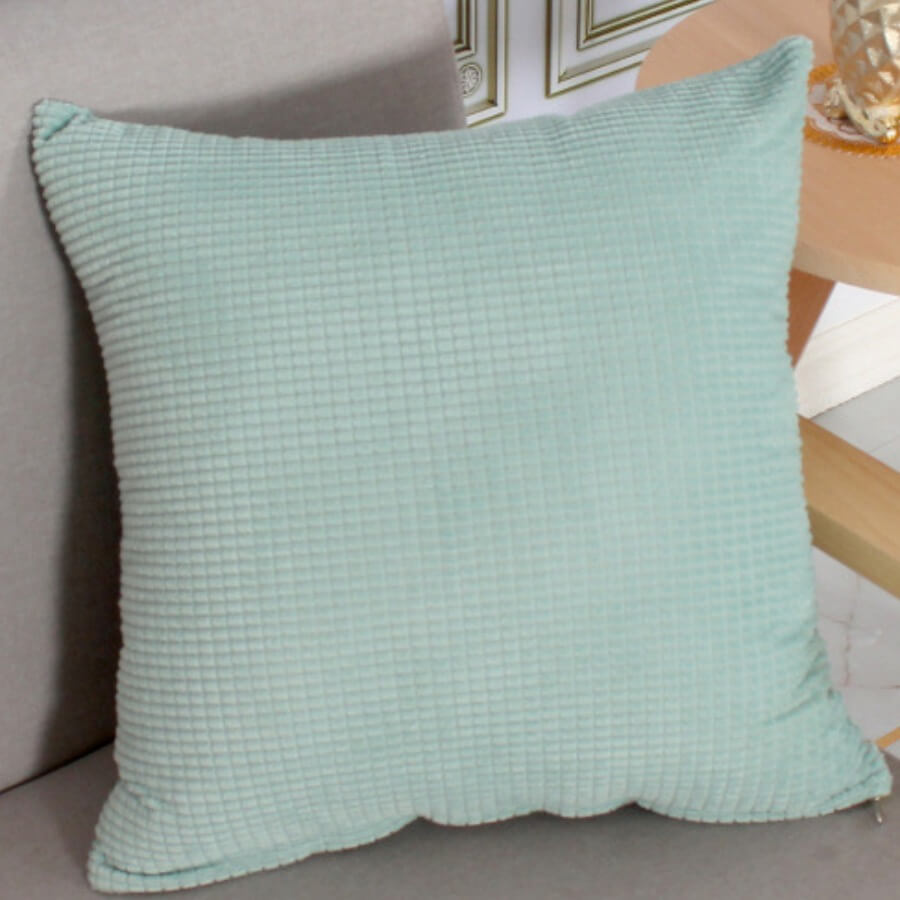 

Lovely Solid Color Blue Basic Decorative Pillow Case