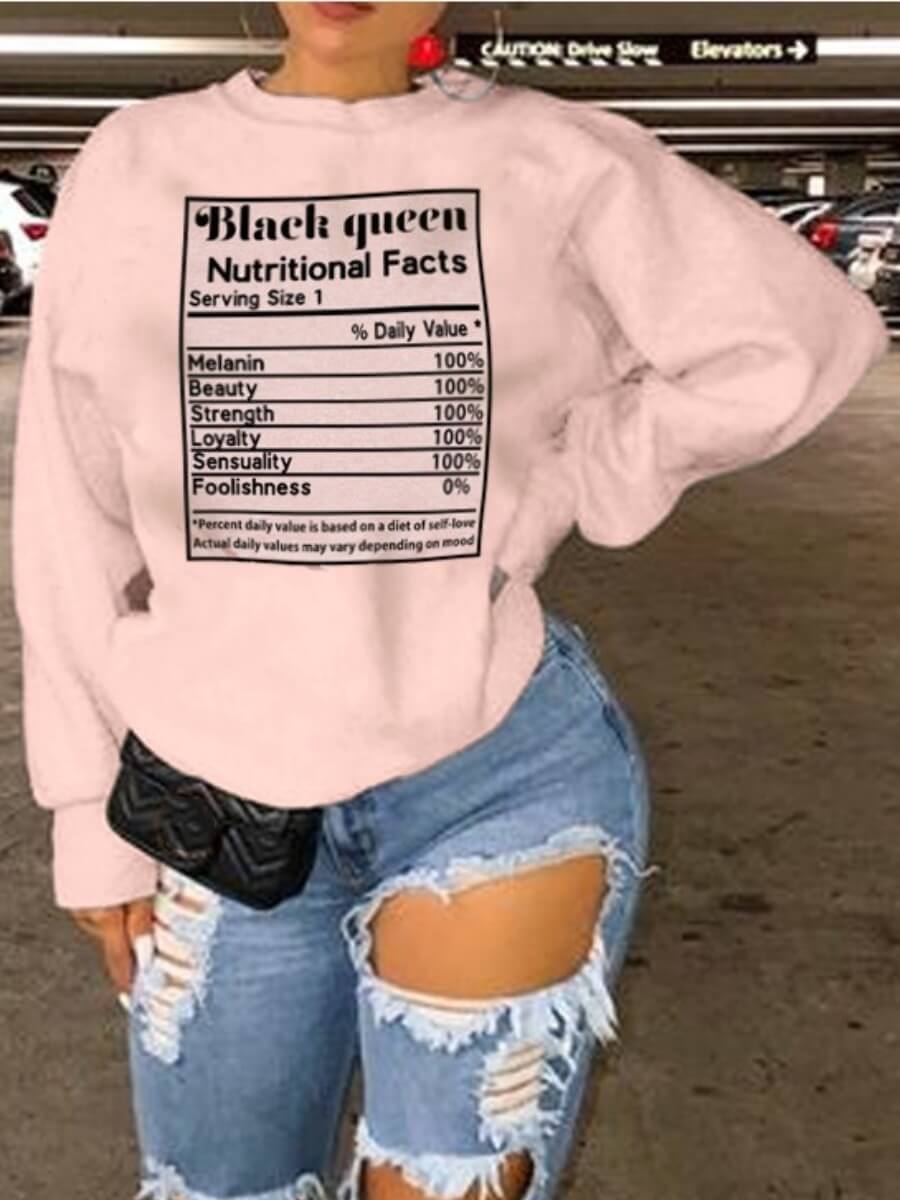 

Lovely Casual O Neck Letter Print Pink Plus Size Hoodie