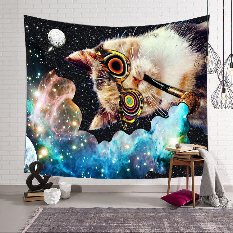 

Lovely Stylish Print Multicolor Decorative Wall Cloth, Multi